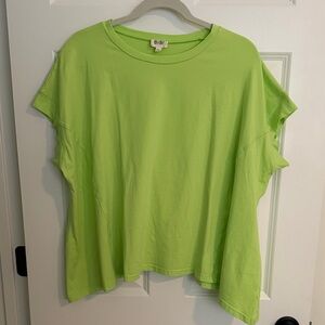 BiBi Vibrant Green Short Sleeve Tee